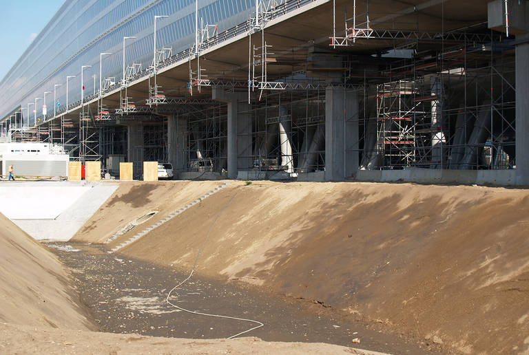 Stabilisation des talus de The Squaire, Francfort-sur-le-Main.