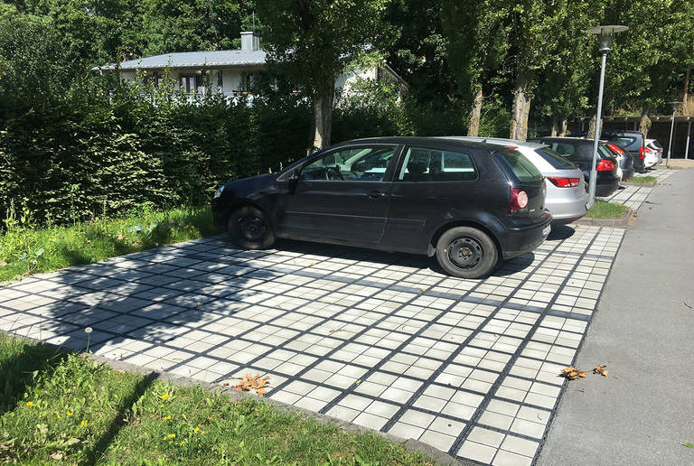 Parking lot Bayreuth, Germany