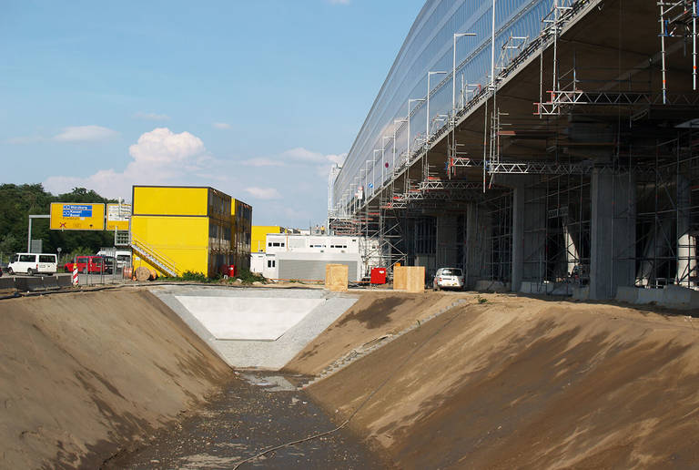 Stabilisation des talus de The Squaire, Francfort-sur-le-Main.