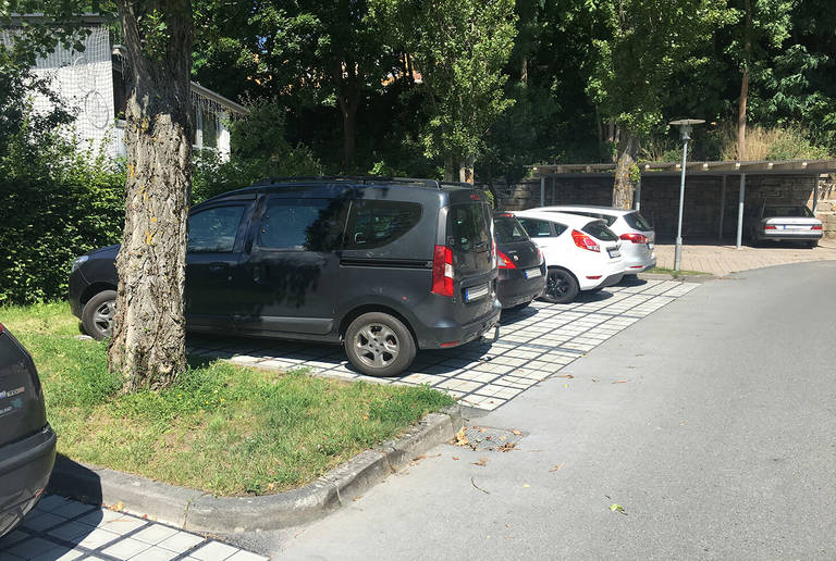 Parking lot Bayreuth, Germany