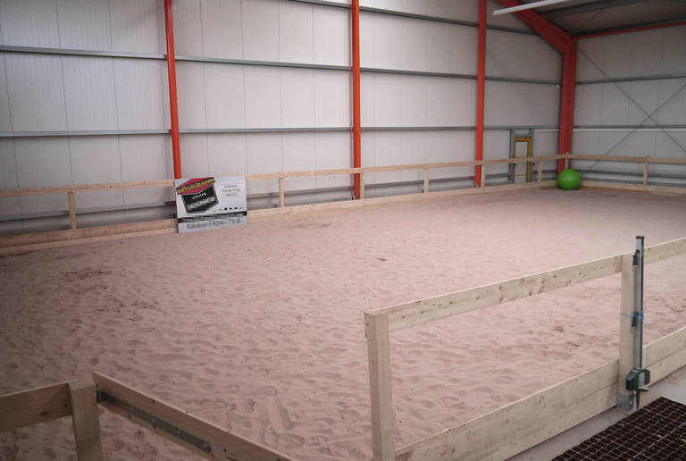 Indoor equestrian arena